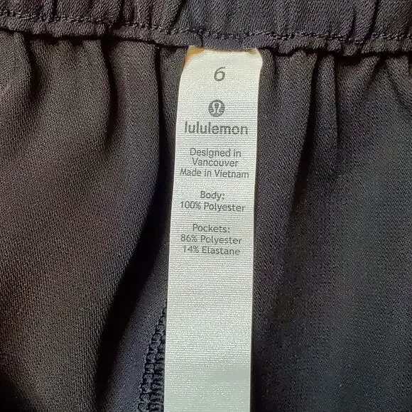 Lululemon Women's Size 6 Noir Wide Leg Crop Black W6AYAS - Picture 6 of 7